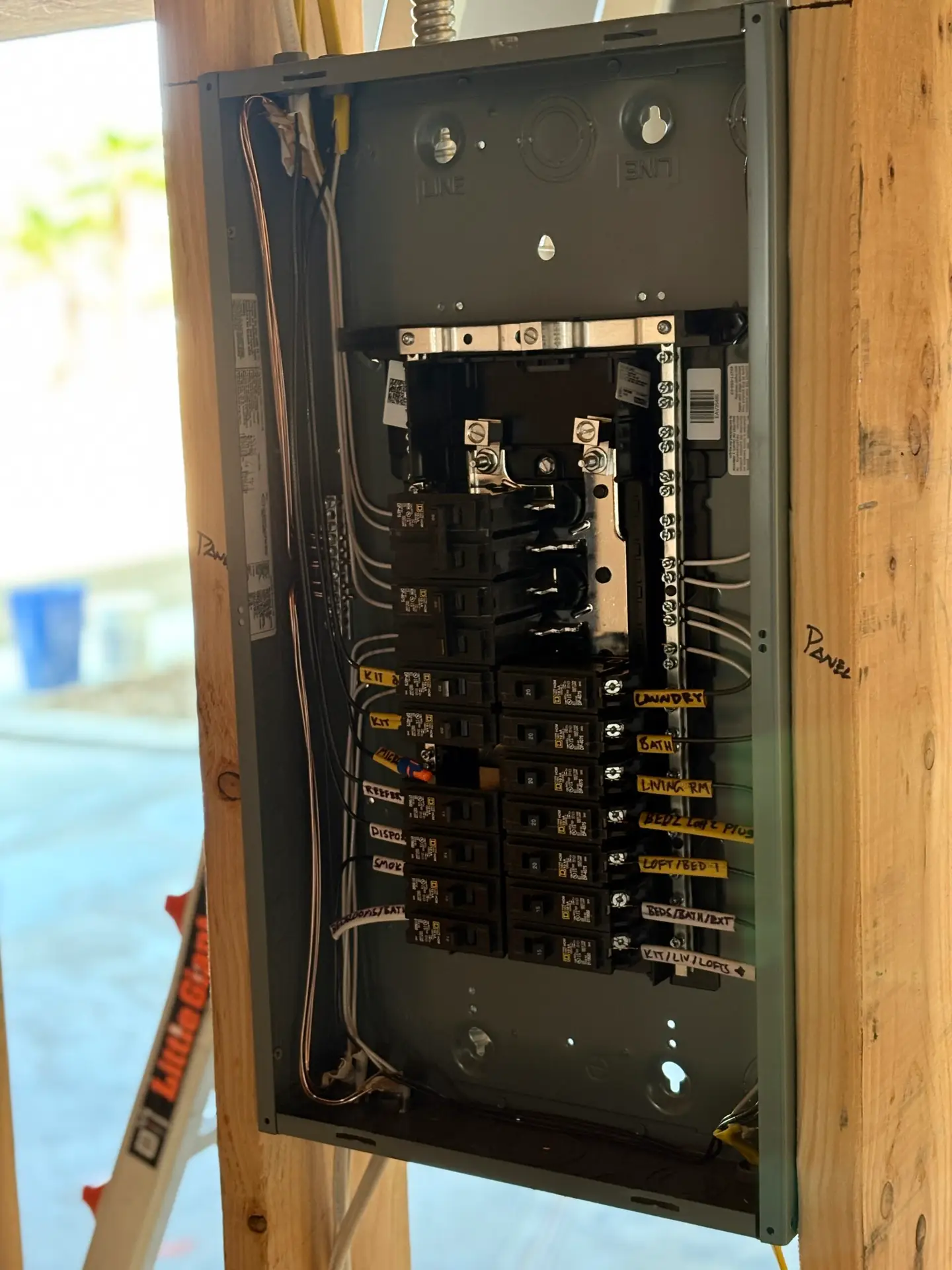 RCH Renewables electrical panel upgrade completed in North County San Diego home.